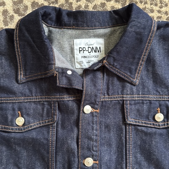 Princess Polly HUGHES JACKET DARK WASH DENIM - Picture 9 of 10